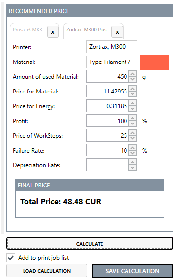 3d Print Cost Calculator Nxg Shatter Box