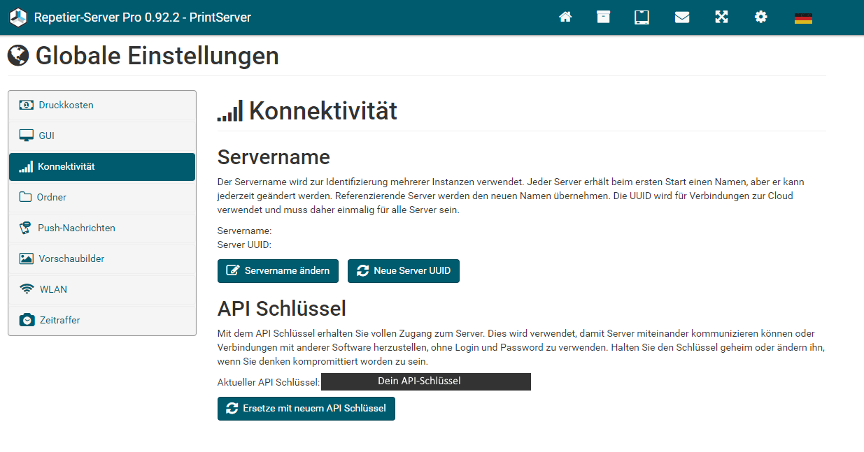 API-Schlüssel