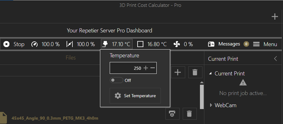 repetier server flip screen