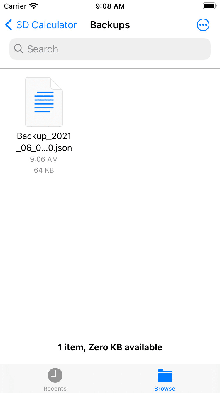 Datensicherungsdatei finden (iOS)